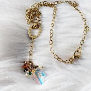 Waterschic Boutique Pendant Necklace Gold NWT